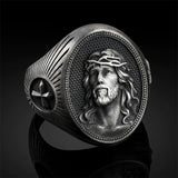 Jesus stainless steel ring nz