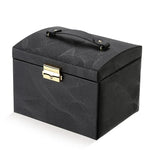 Jewellery Box Black Leather nz