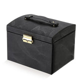 Jewellery Box Black Leather nz