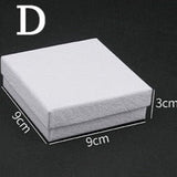 Jewellery Box Cardboard White / 9 x 3 cm nz