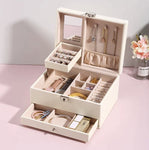 Jewellery Box With Drawers White nz