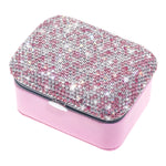 Jewellery box with rhinestones Pink nz