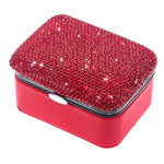 Jewellery box with rhinestones Red nz