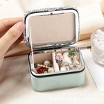 Jewellery box with rhinestones Sky blue nz