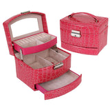 Jewellery Box with Spacious Compartments Burgundian nz