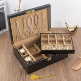 Jewellery Box Wooden Black nz