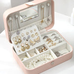 Jewellery Travel Case Pink mirror nz