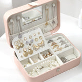 Jewellery Travel Case Pink mirror nz