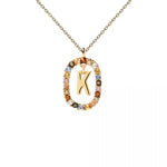 K Initial Necklace nz