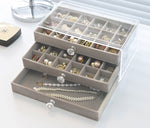 Keepsake for Earrings Grey 36 grid nz