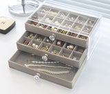 Keepsake for Earrings Grey 36 grid nz