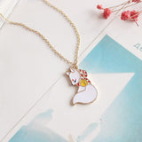Kitsune Fox Necklace 60 cm nz