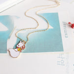 Kitsune Fox Necklace 60 cm nz
