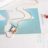 Kitsune Fox Necklace 60 cm nz
