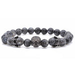 Labradorite Skull Bracelet nz