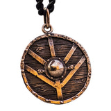 Lagertha Shield Pendant Bronze nz