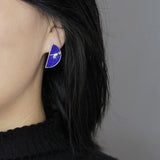 Lapis lazuli blue earrings nz
