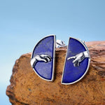 Lapis lazuli blue earrings nz