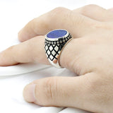 Lapis lazuli silver ring nz