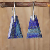 Lapis Lazuli Trapeze Earrings nz