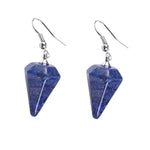 Lapis Lazuli Triangle Earrings nz