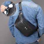 Large black men’s waist bag nz