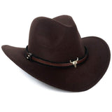 Large felt hat Brown nz