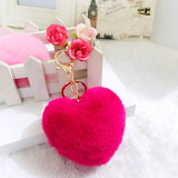 Large heart keyring Pink nz
