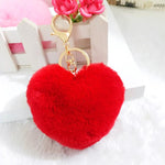 Large heart keyring Red nz