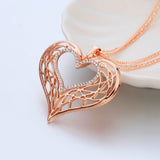 Large heart shaped necklace nz