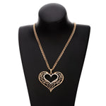 Large heart shaped necklace nz