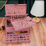 Large Jewellery Box Pink nz