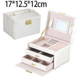 Large Jewellery Box With Mirror White nz