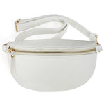 Large minimalist women’s bum bag White nz