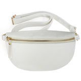 Large minimalist women’s bum bag White nz