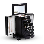 Large Modern Jewellery Box Black nz