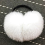 Large White ear warmers nz