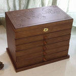 Large Wooden Jewellery Chest Light wood nz