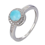 Larimar stone ring nz