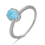 Larimar stylish ring nz