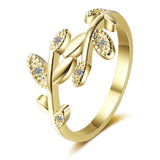 Laurel wreath ring Gold nz
