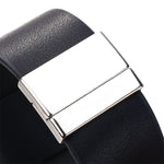 Leather bracelet with rhinestones One size fits all nz
