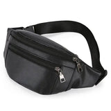 Leather bum bag Black nz