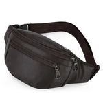 Leather bum bag Dark brown nz