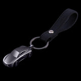 Leather car key holder Black nz