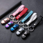 Leather car key holder nz