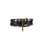 Leather cross bracelet nz
