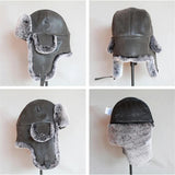 Leather fur trapper hat nz