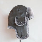 Leather fur trapper hat nz