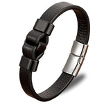 Leather knot bracelet nz